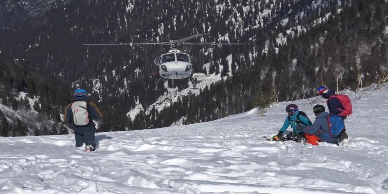 Kaçkarlar'da Heliski heyecanı başlıyor