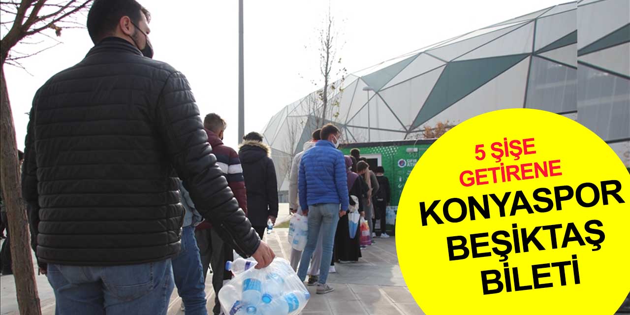 Konyaspor'un çevreci 'Yeşil Tribün Projesi' Beşiktaş maçında da devam ediyor