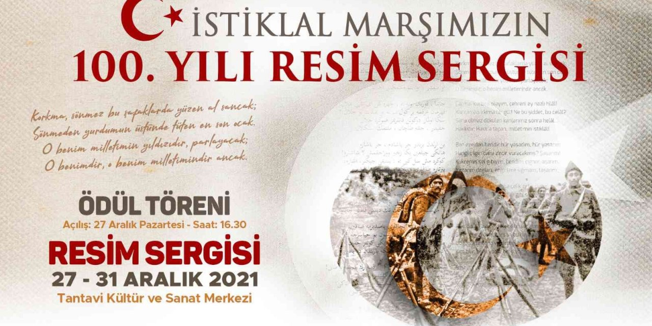 Meram’da İstiklal Marşı konulu resim sergisi açılıyor