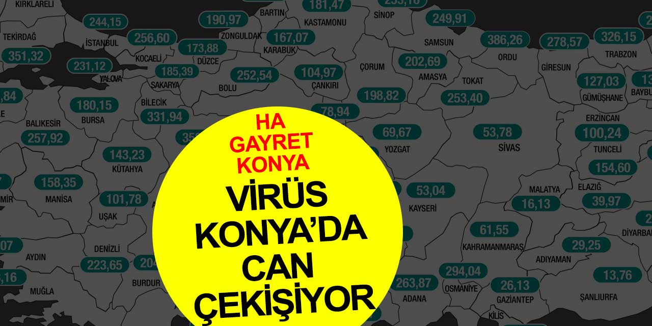 Virüs Konya'da can çekişiyor: Son rakamları Bakan Koca açıkladı