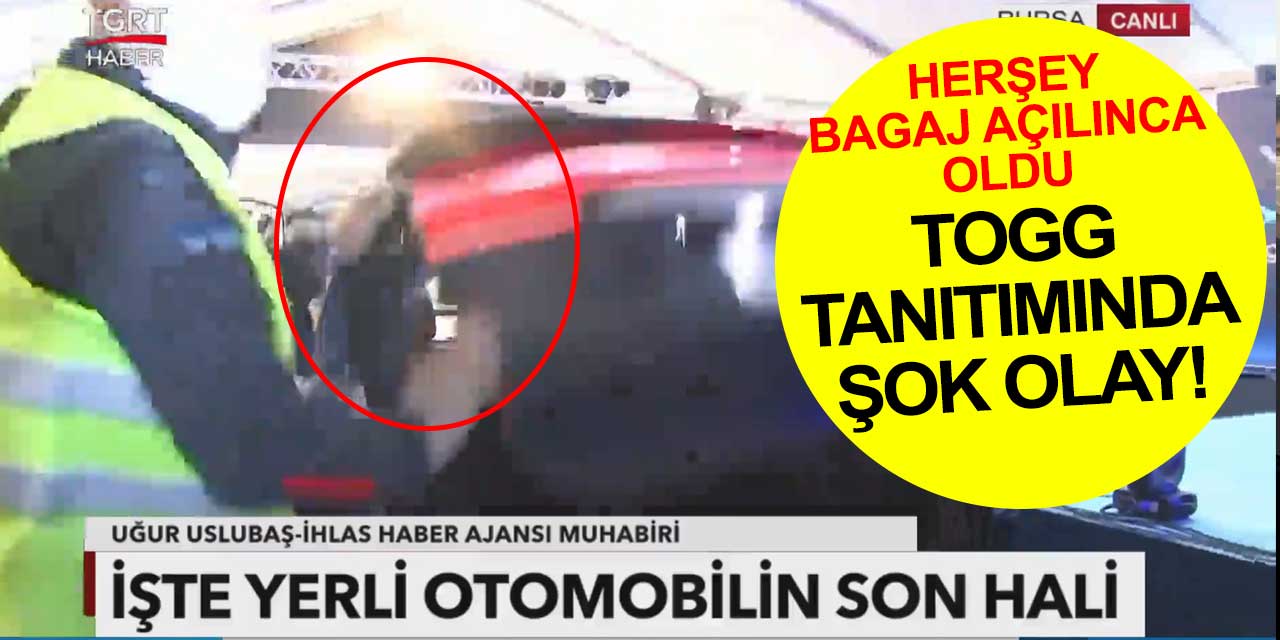 TOGG çalışanı canlı yayında İHA muhabirine bağırdı: Açmayın dedik ya