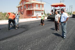 Karatay Belediyesi yol yapım çalışmaları