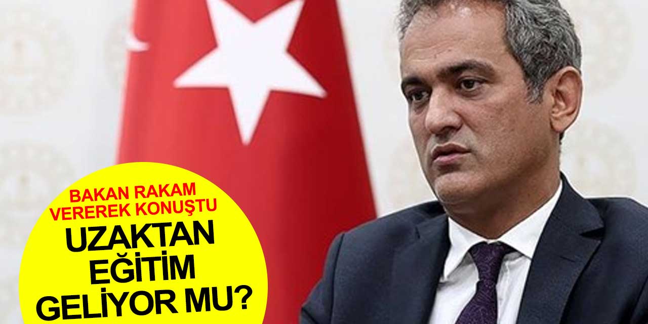 Türkiye'de okullar kapanacak mı? Uzaktan eğitimle ilgili ilk açıklama geldi