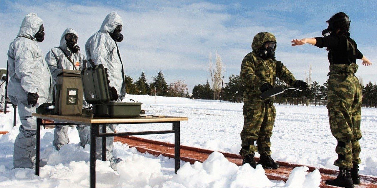 TSK'dan Selçuk Üniversitesi'nde eğitim alan personele 'KBRN Sivil Savunma Kursu' eğitimi