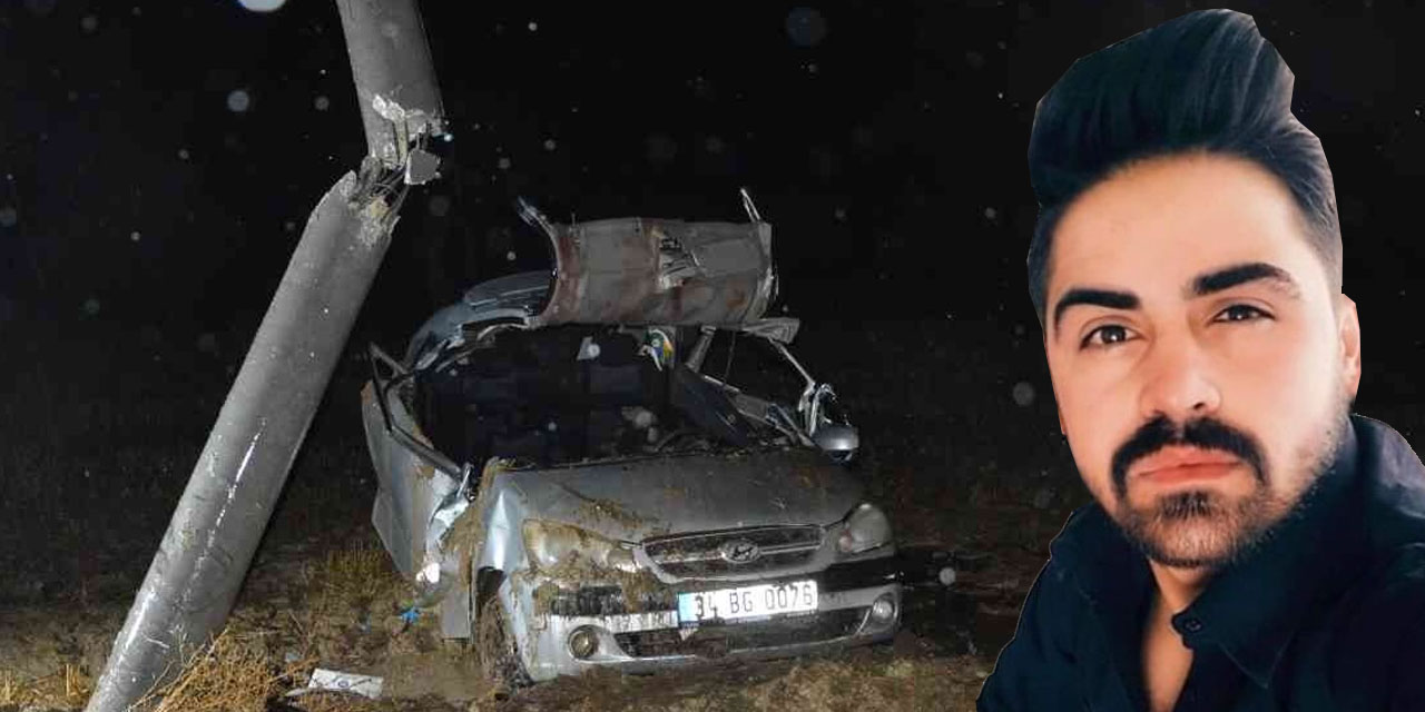 Otomobil elektrik direğine çarptı! Sürücü İsmail Ünver hayatını kaybetti