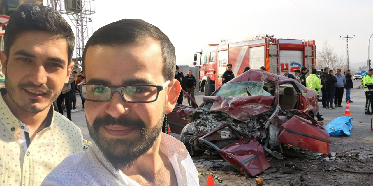 Hafriyat kamyonuna çarpan otomobilde Mehmet Zor ve Hasan Nacar can verdi