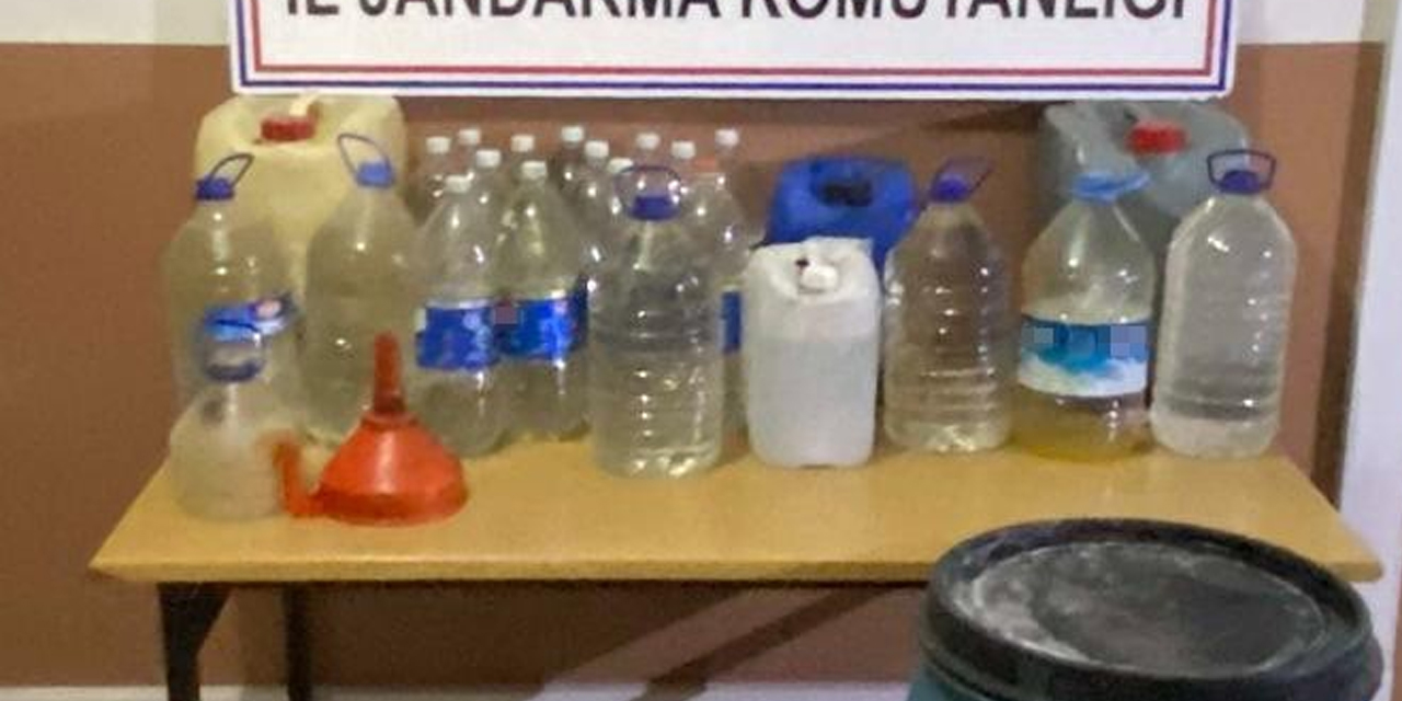 Ermenek'te sahte içki operasyonu