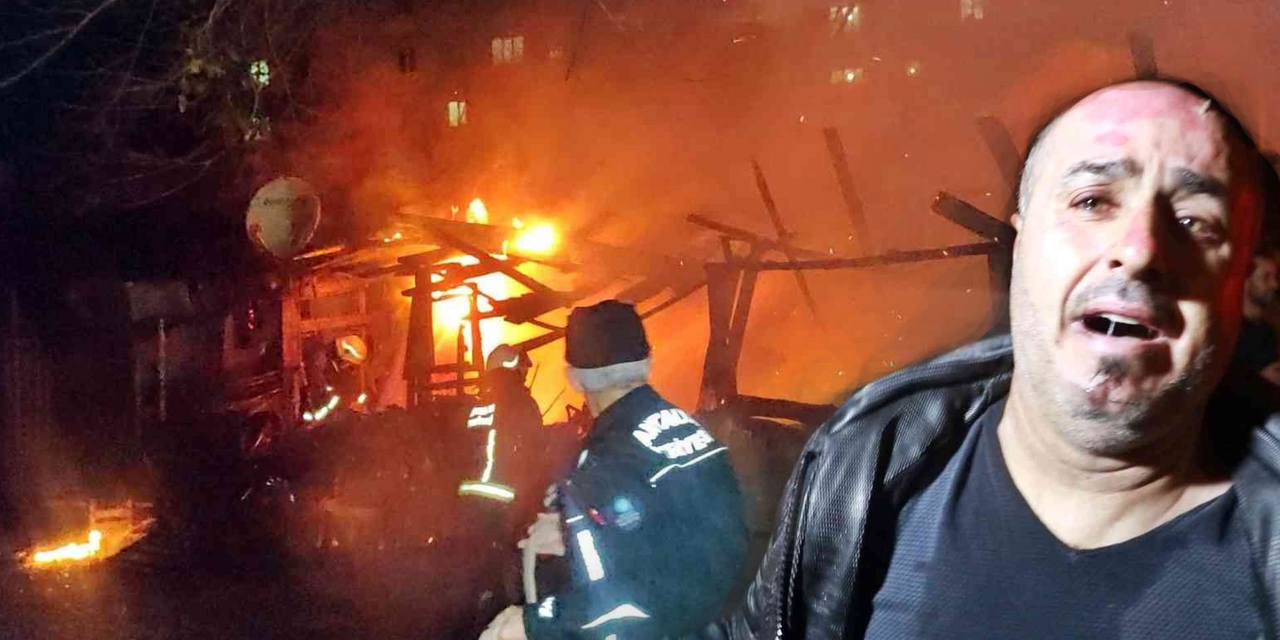 Elektrikli ısıtıcıdan çıkan yangında ev alev topuna döndü! Aile perişan oldu