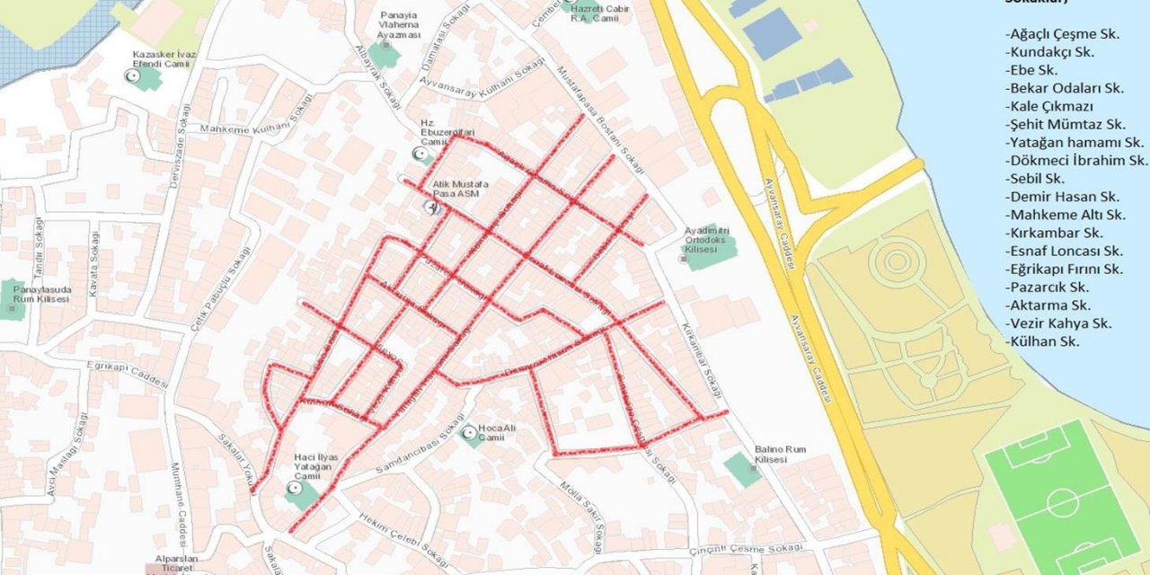 Çukur, Üç Kuruş dizilerinin çekildiği mahallede yenileme çalışması