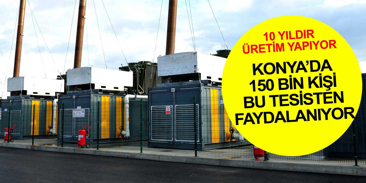 Konya'da ortalama 150 bin kişi bu tesisten faydalanıyor