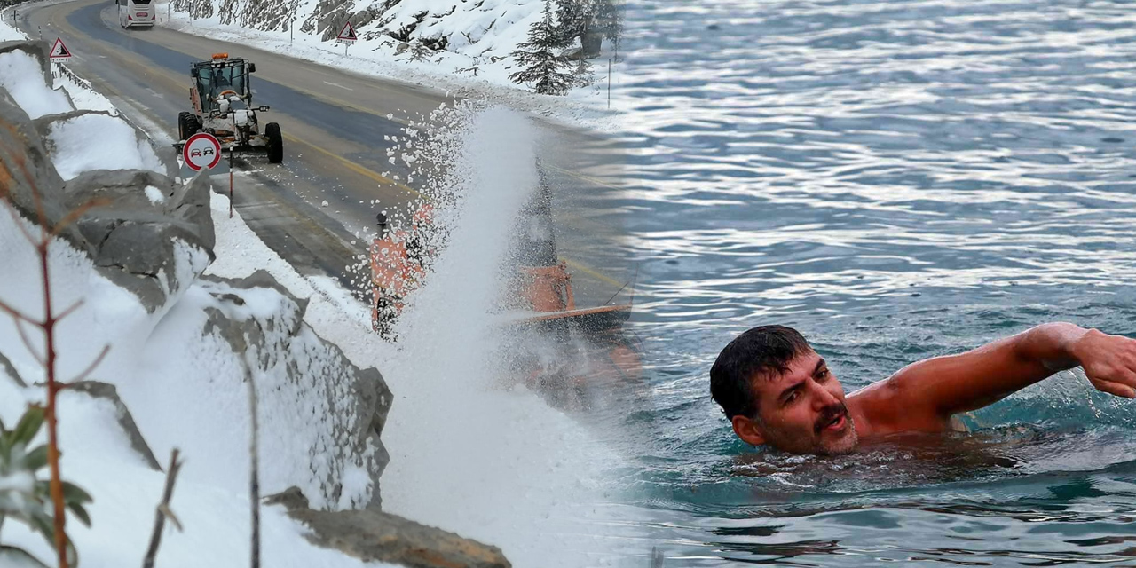 Antalya’da aynı gün iki mevsim bir arada!