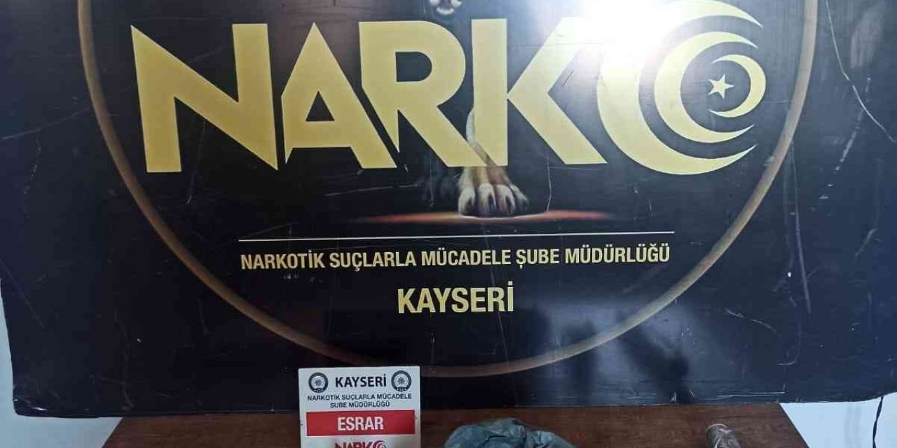 Kayseri'de koçbaşıyla kapısı açılan evden uyuşturucu çıktı