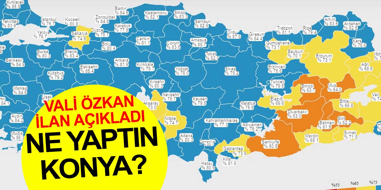 Konya Valisi Vahdettin Özkan'dan aşı çağrısı geldi: Konya'da kaç aşı yapıldı