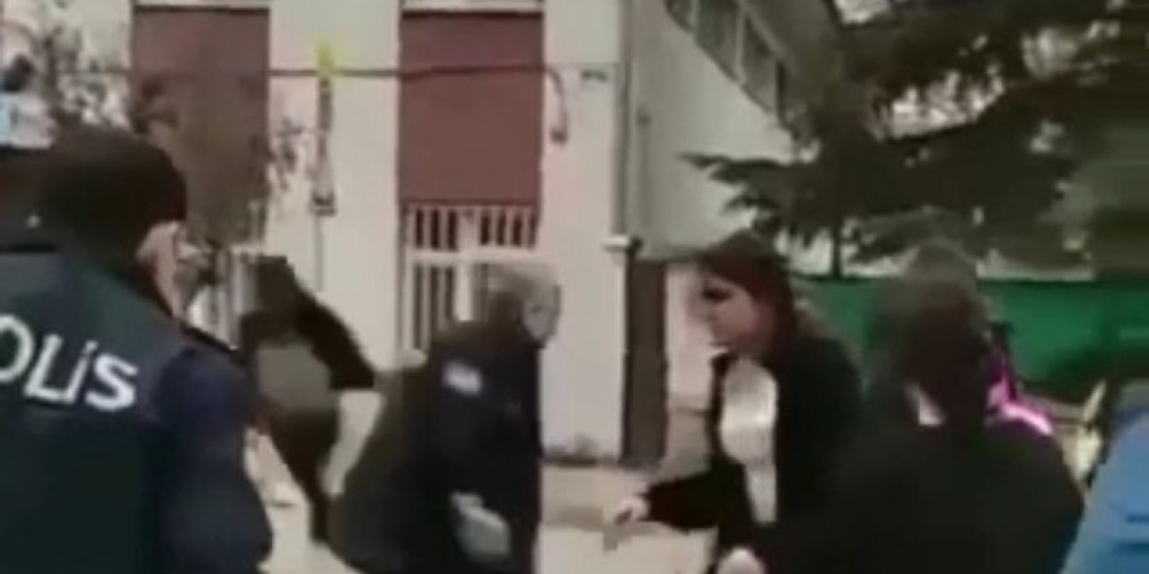 Bursa'da genç kızların yan bakma kavgasına 20 kız karıştı