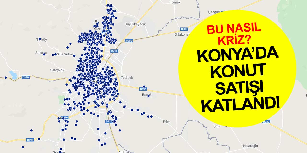 Bu nasıl kriz? Konya'da konut satışları patladı