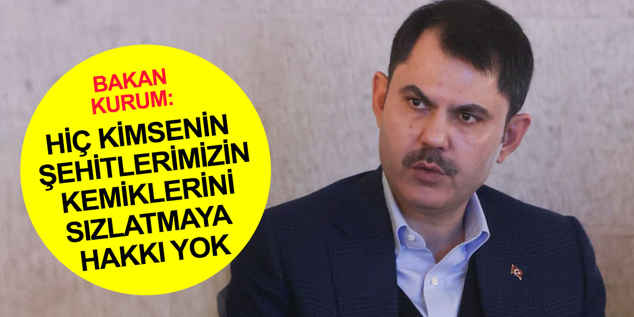 Bakan Kurum Nevşehir'den HDP ve CHP'ye yüklendi: HDP'nin sözcüsü Kandil'in sözlüsü mü oldunuz!