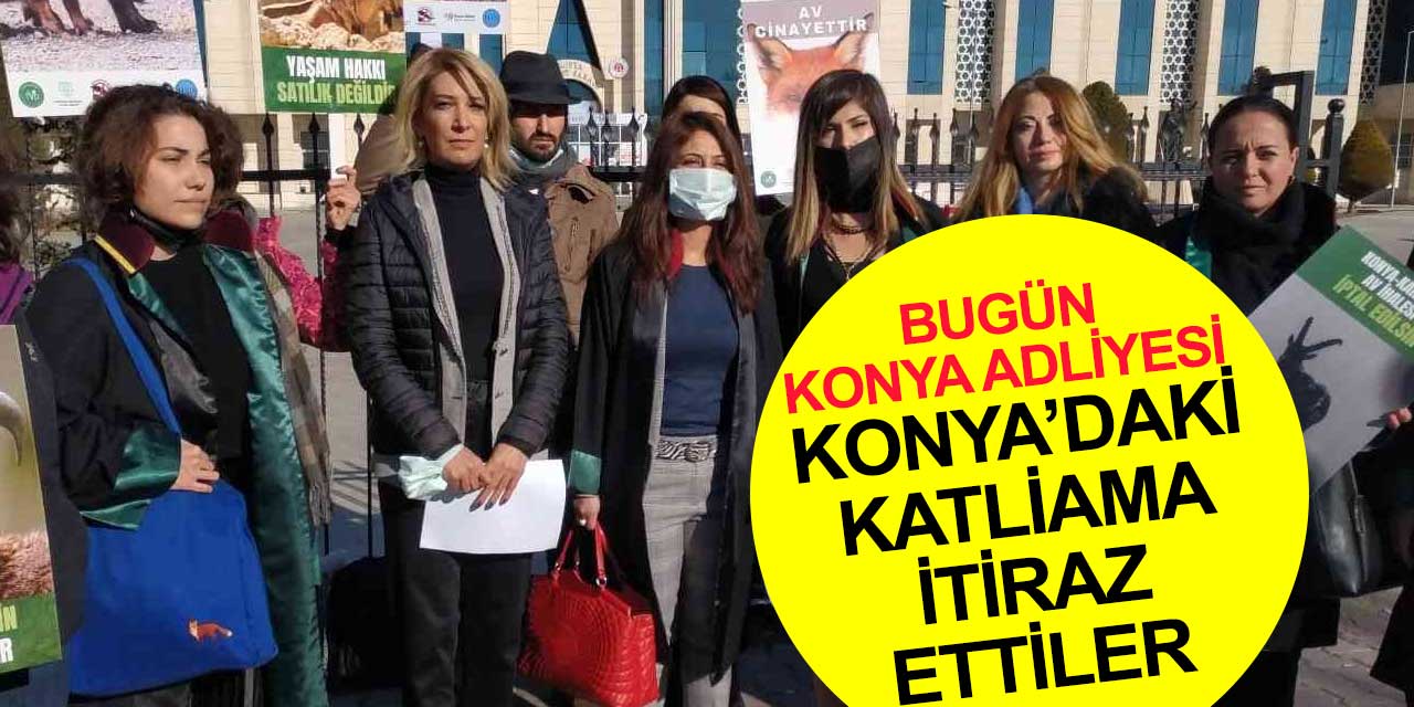 Konya'nın dağlarında yaşanan katliama itiraz ettiler