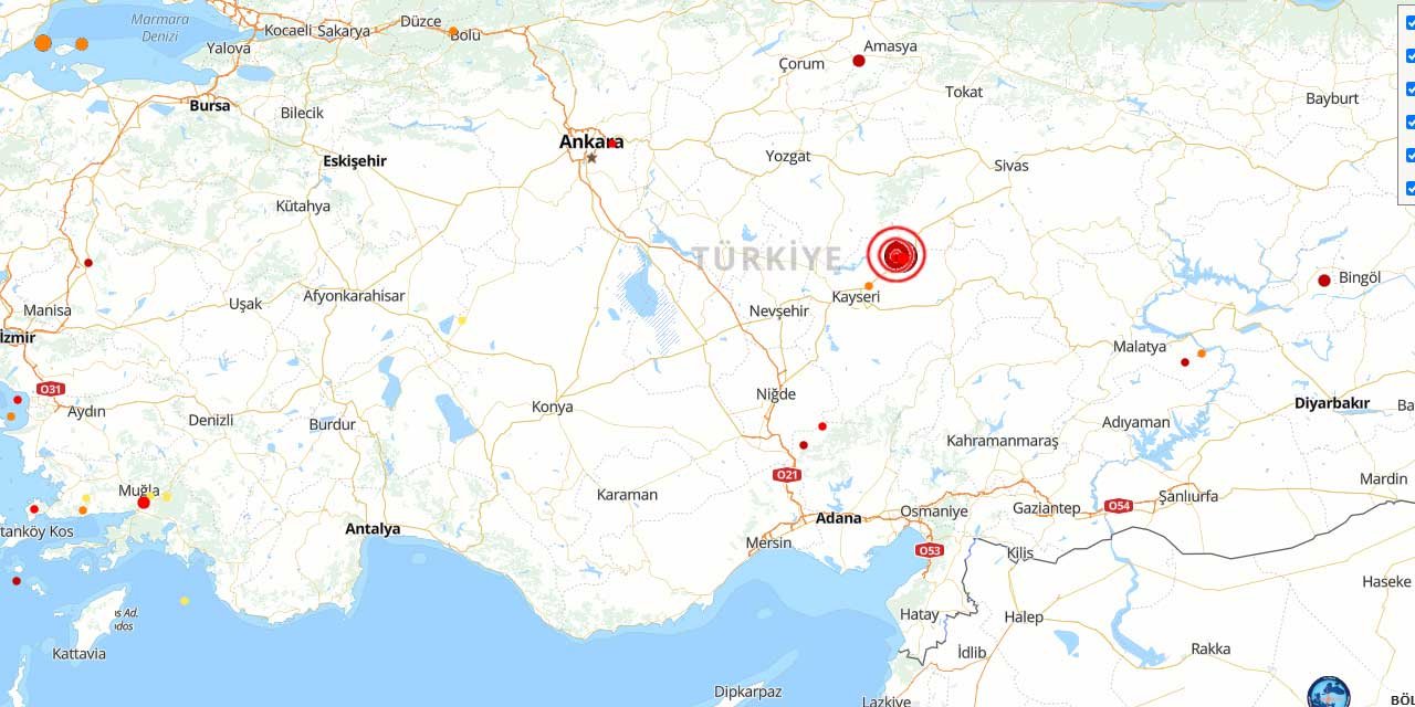 Anadolu beşik gibi sallanıyor! Son depremler haritasında Konya'da deprem kaydedildi