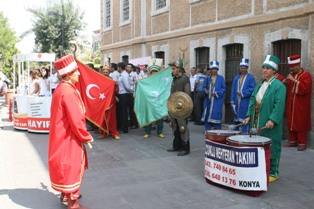Mehter takımıyla 'hayır' propagandası