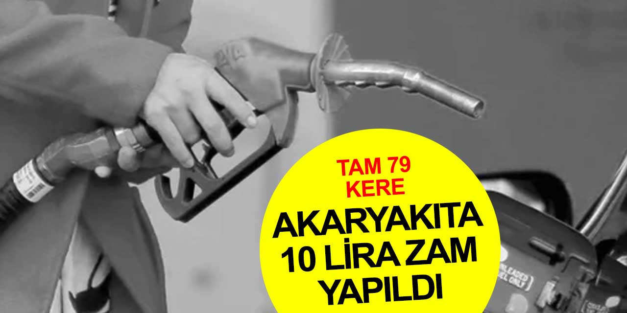 1 yılda benzin, motorin ve LPG'ye 79 kere zam yapıldı