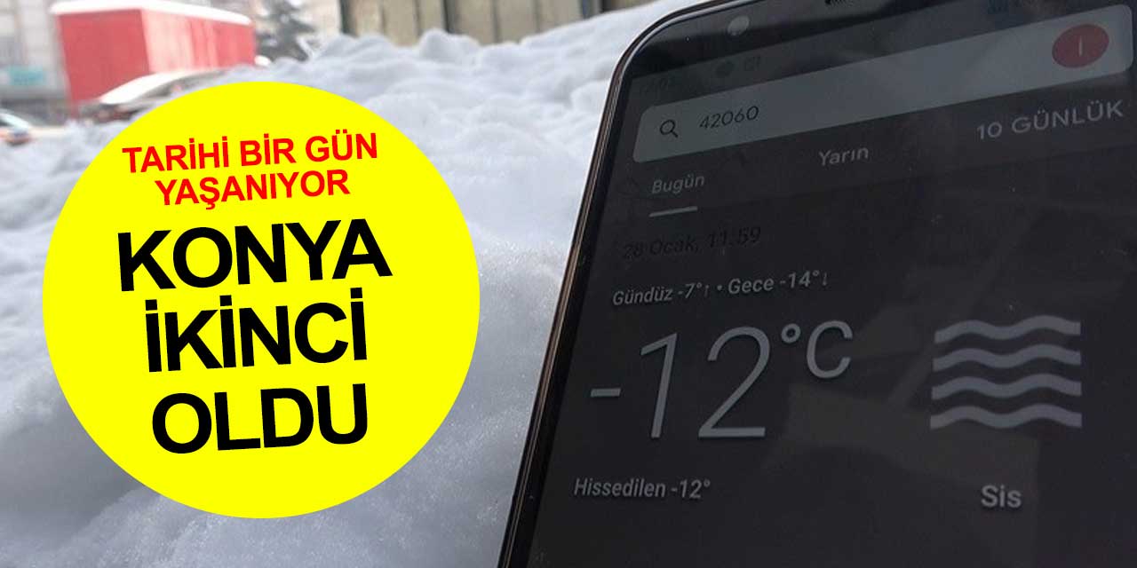 Konya Türkiye ikincisi oldu