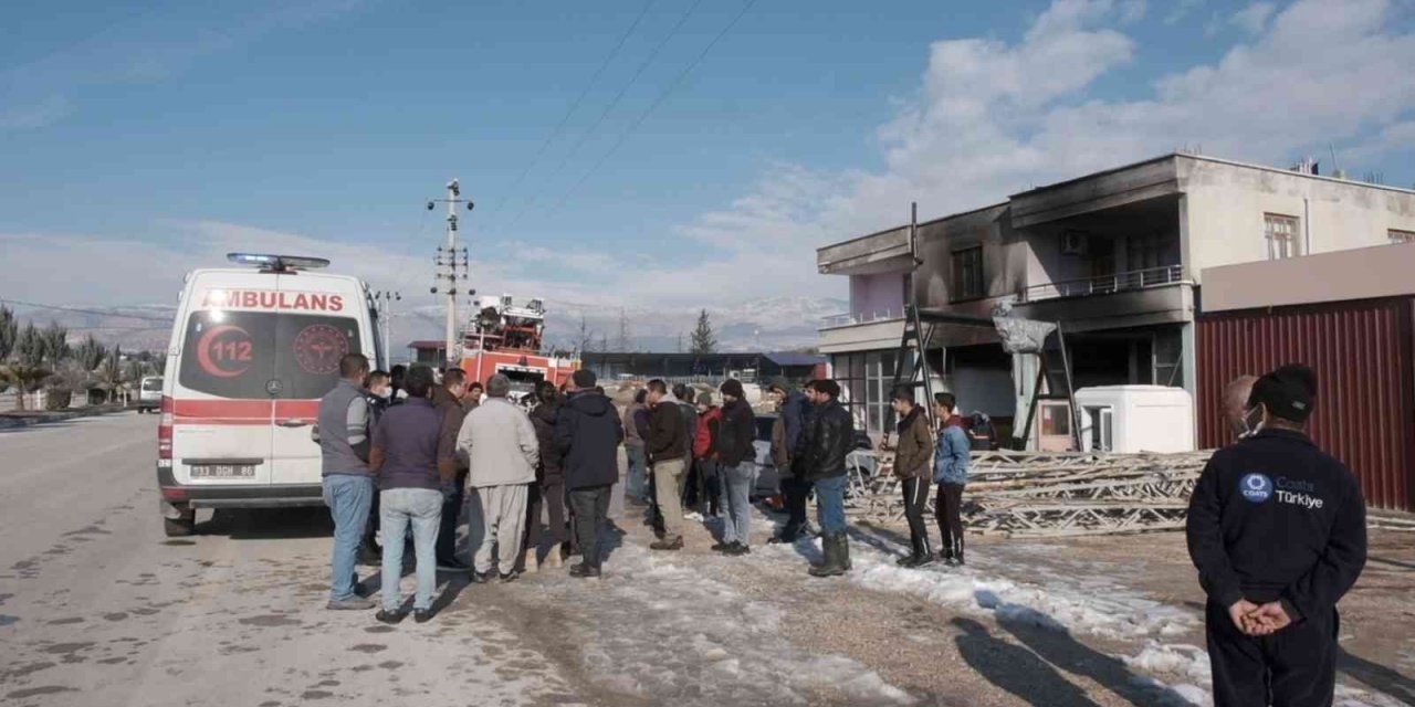 Tamir edilirken patlayan LPG’li araç ortalığı savaş alanına çevirdi