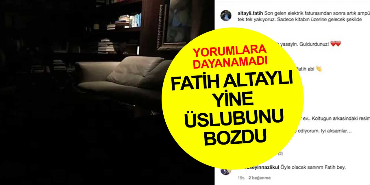 Zamlı elektrikten nasibini alan Fatih Altaylı'dan öküzlü yorum