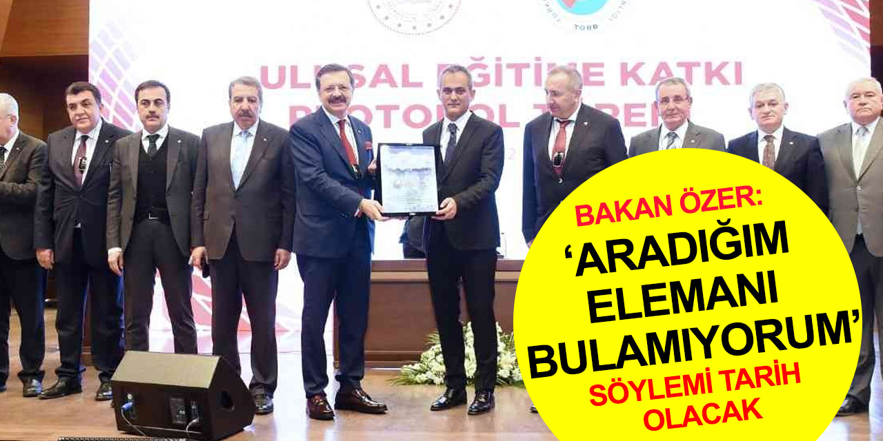 TOBB'dan Milli Eğitim'e katkı! 154 ilçeye 154 yeni okul