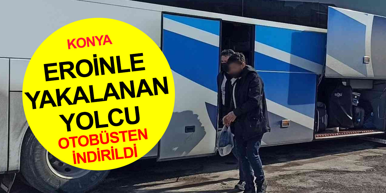 Konya'da zehre geçit yok! Yola devam edemedi