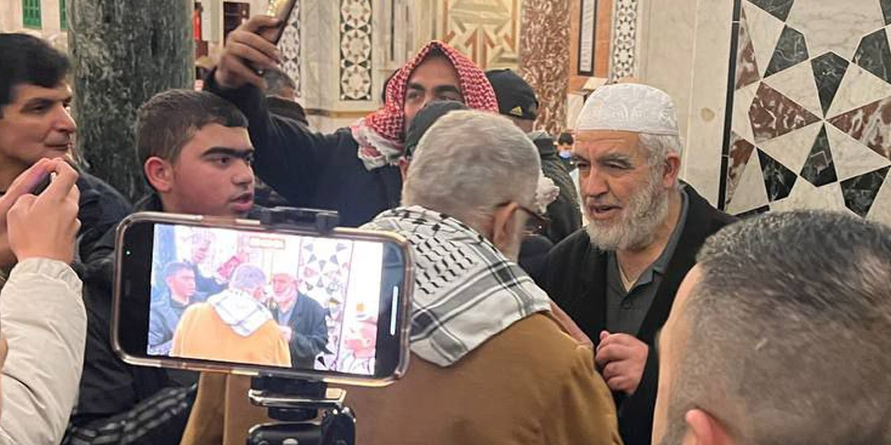 Özlem sona erdi! Şeyh Raid Salah Mescid-i Aksa'da