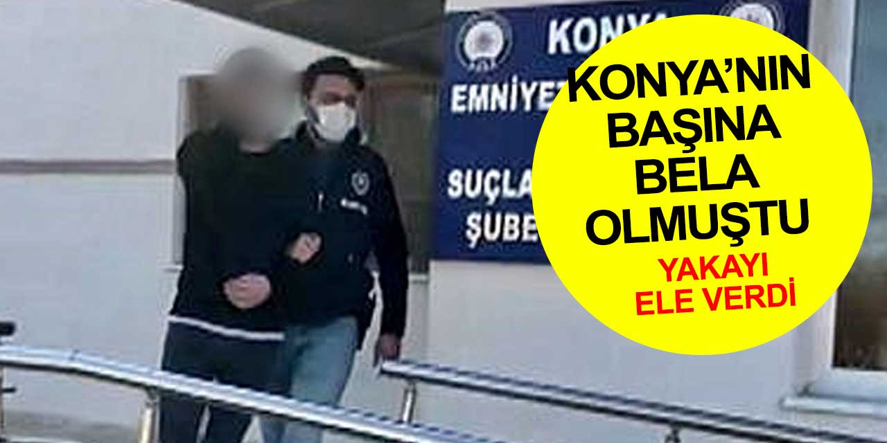 Konya'nın internet alışverişi faresi yakayı son işinde ele verdi