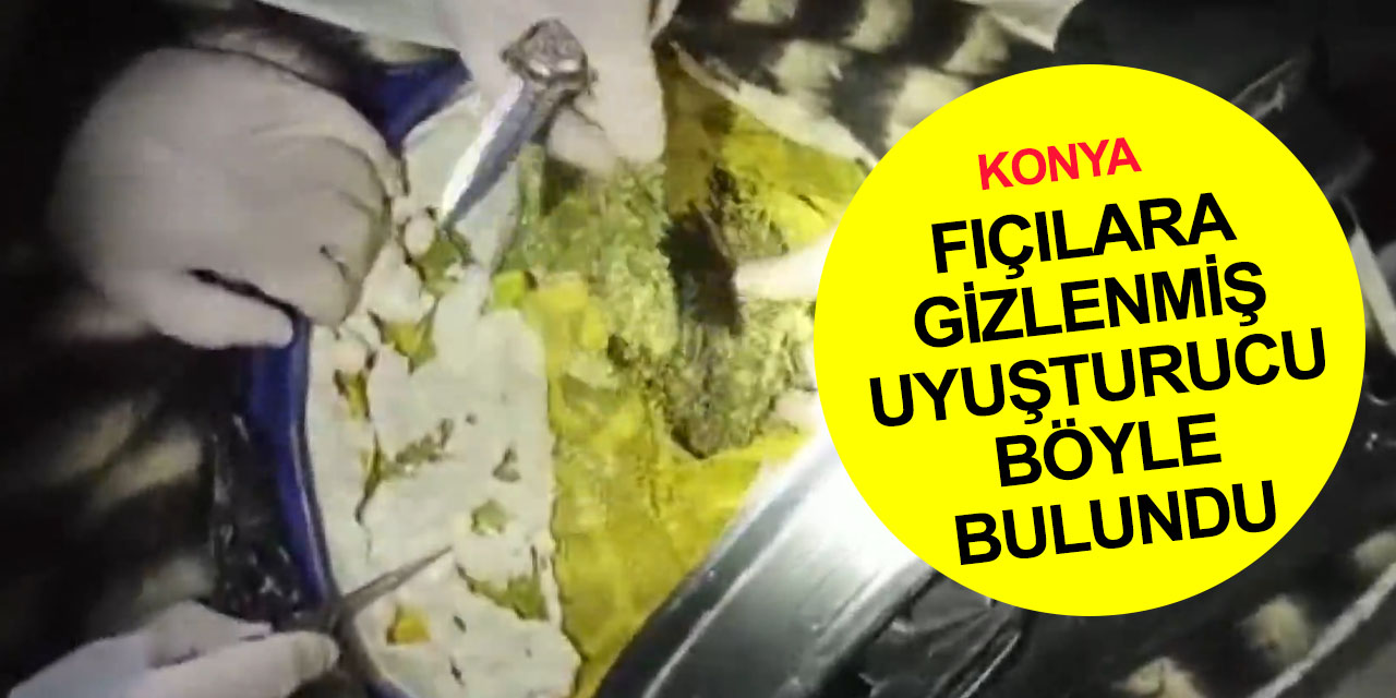 Konya'da uyuşturucu satıcılarına ağır darbe! Araçtan 50 kilo zehir, evden cephanelik çıktı