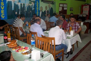 Ulutaş'a veda yemeği