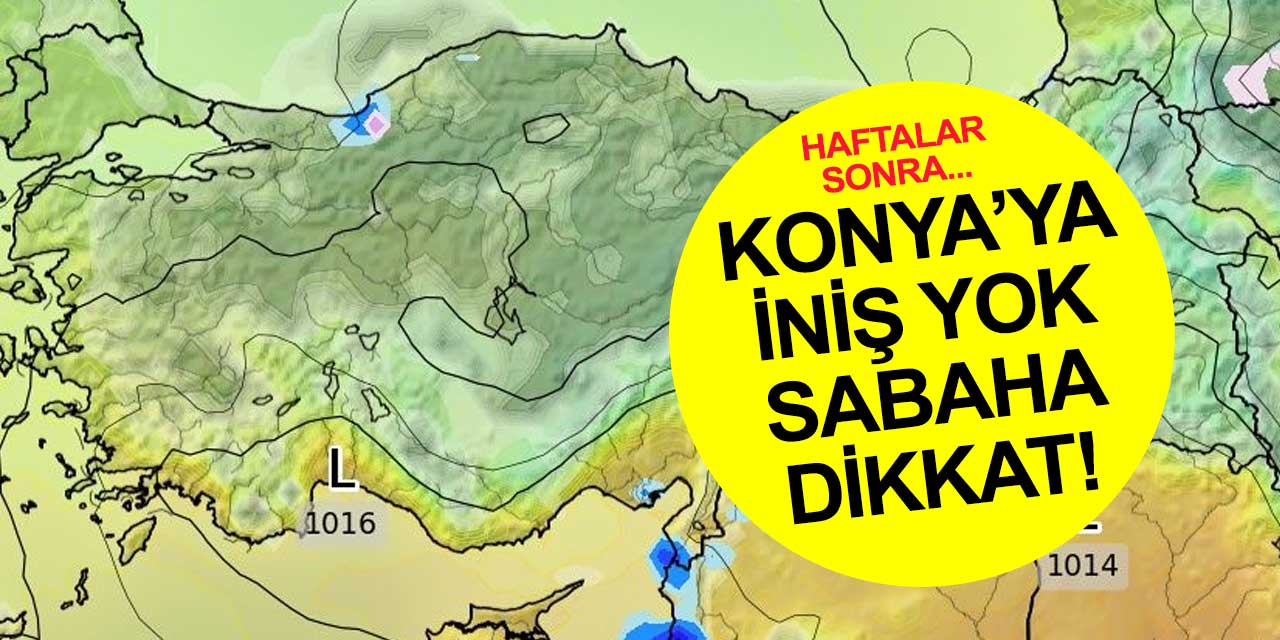 Konya’ya uçak inemiyor insanlar yola çıkamıyor! Sabah o saate kadar durum oldukça tehlikeli
