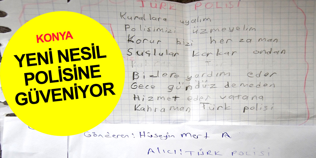 Konya polisinden ilkokul öğrencilerine güvenli internet ve trafik eğitimi