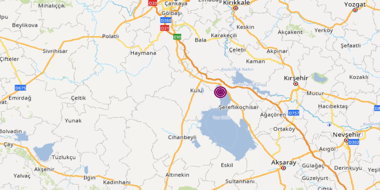 Konya'da deprem kayıtlara geçti! Kulu ilçesindeki depremin büyüklüğü 2.8