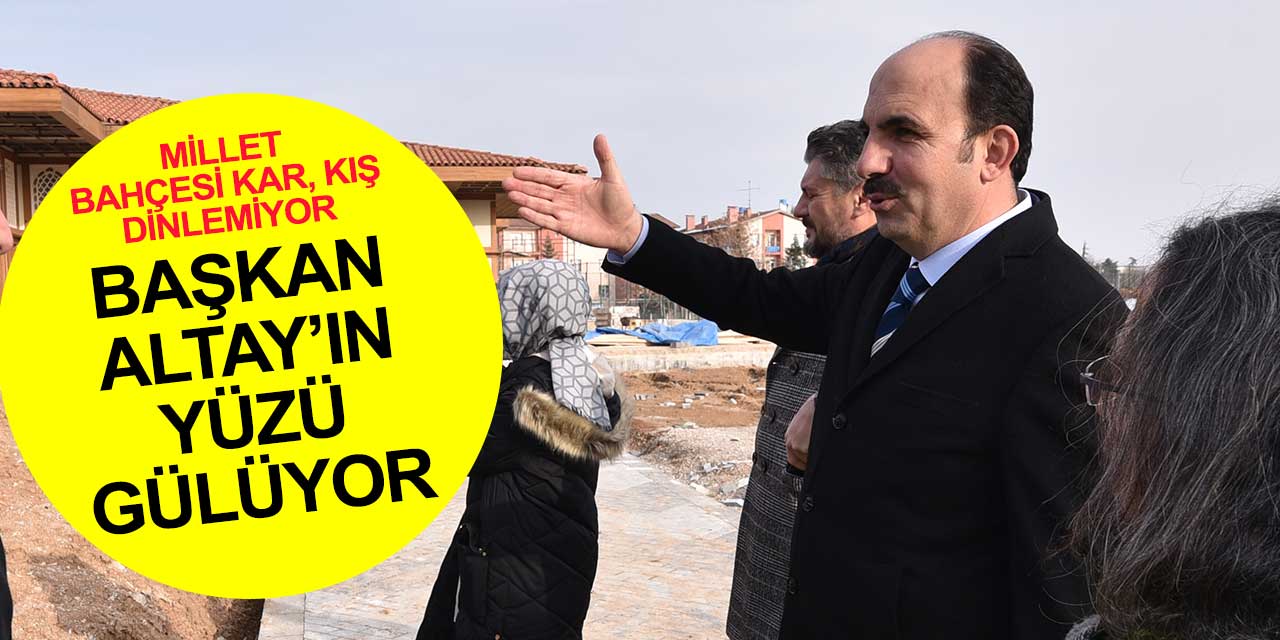 Başkan Altay'ın yüzü gülüyor! Konya Millet Bahçesi'nde çalışmalar durmuyor! Ana hatlar ortaya çıktı