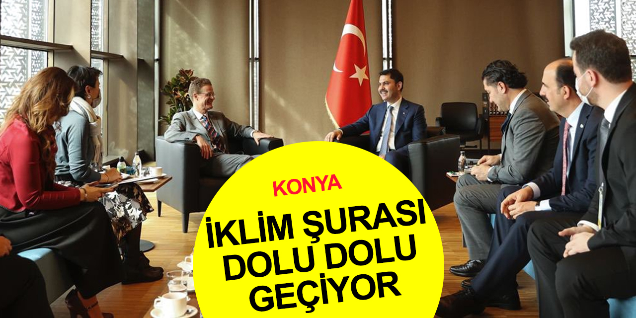 Bakan Murat Kurum Konya'da AB Türkiye Delegasyonu Başkanı Meyer-Landrut’u kabul etti