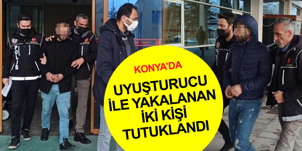 Konya'ya geldiği otobüste bacağına sarılı eroinle yakalanan şahıs tutuklandı