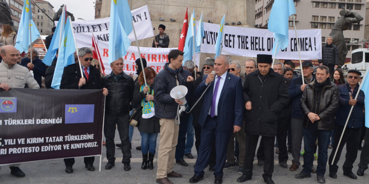 Türkiye'deki Kırım tatarlarından Rusya'ya tepki, Ukrayna'ya destek