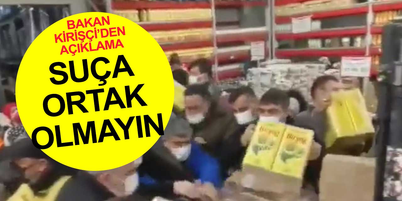 Bu suça ortak olmayın! Türkiye'nin stoğu yeterli açıklaması
