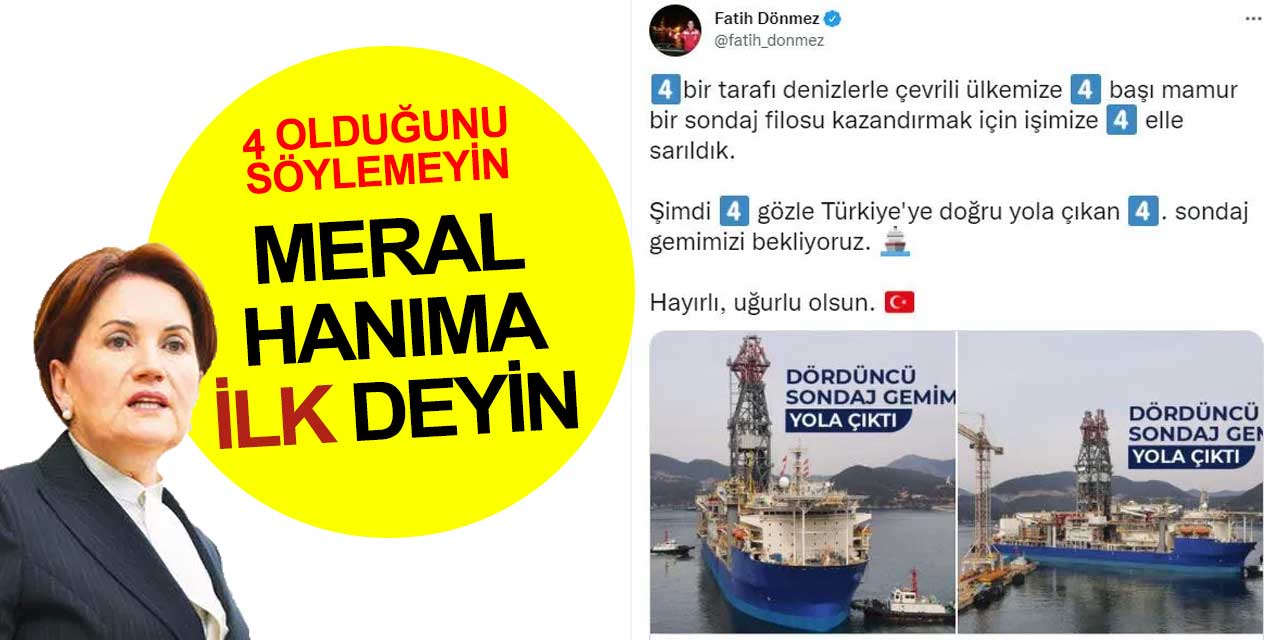 Meral Akşener yok sanıyor! Türkiye'nin dördüncü sondaj gemisi yola çıktı geliyor