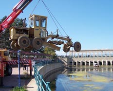 BSA kanalında temizlik çalışmaları