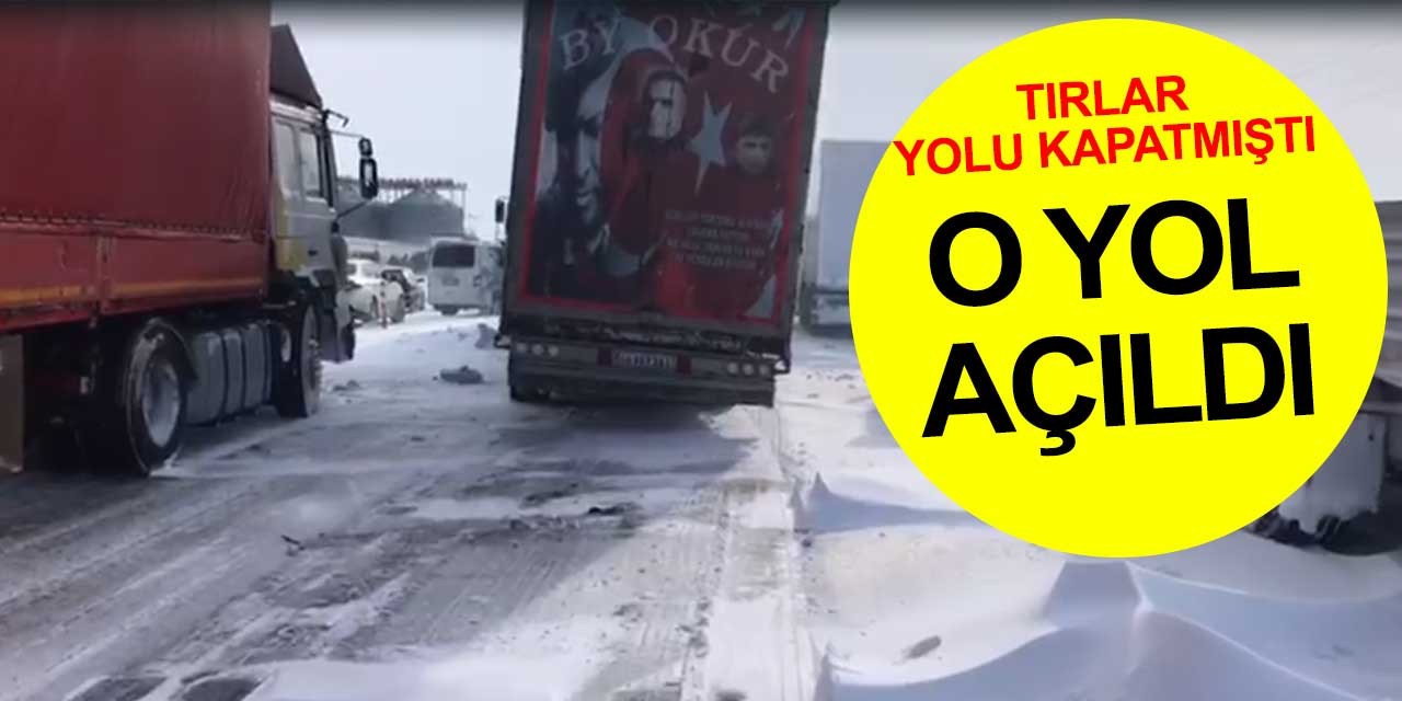 Konya-Afyon Yolu kontrollü şekilde açıldı