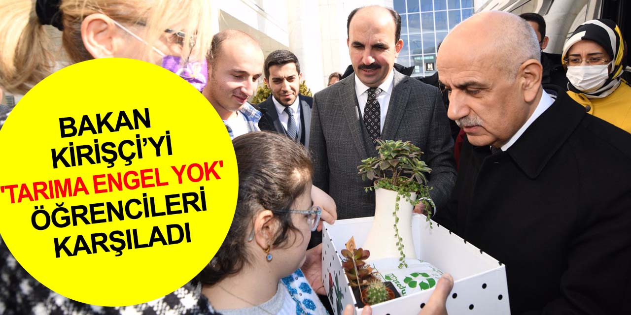 Tarım ve Orman Bakanı Kirişci'den Başkan Altay'a teşekkür