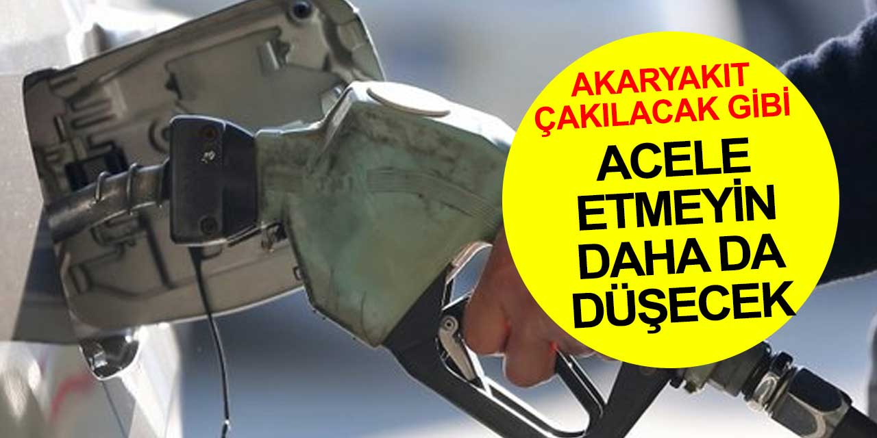 Akaryakıt fiyatı düştü! Daha da düşecek gibi görünüyor