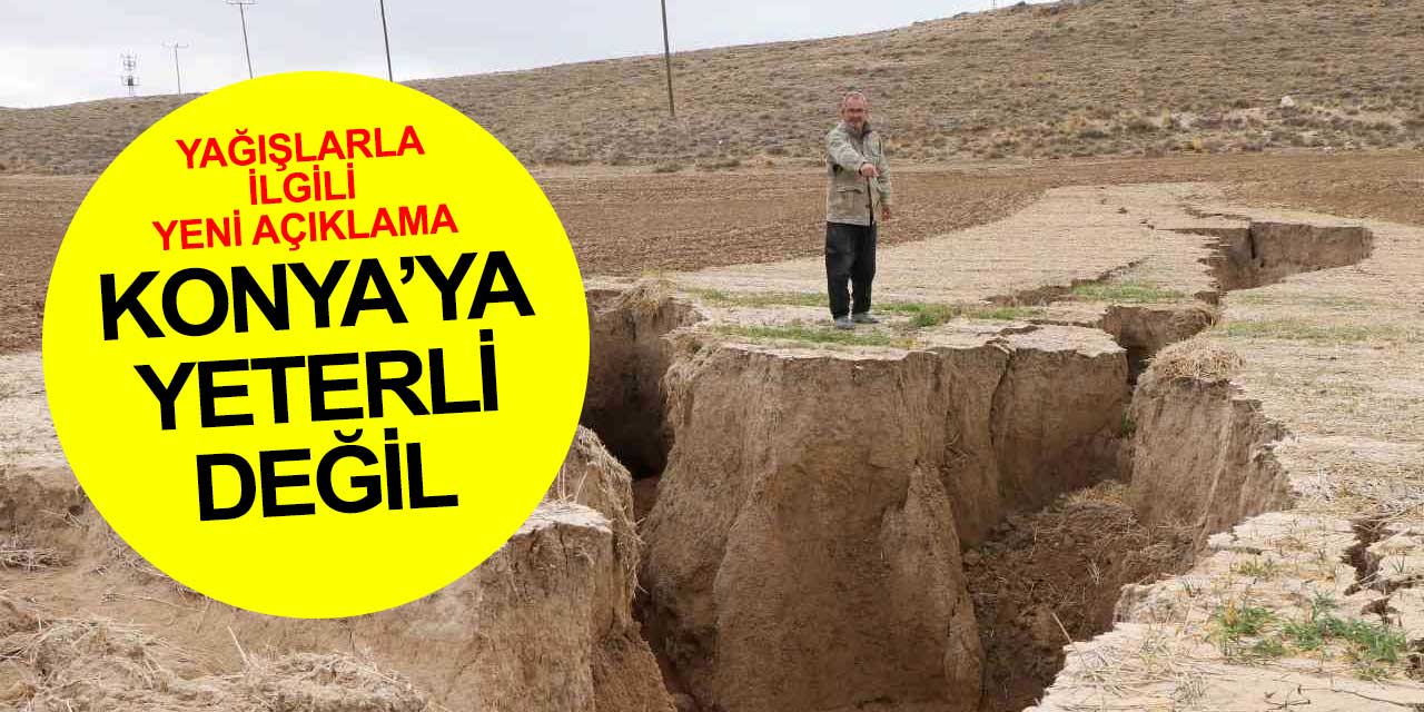 Konya yağış rekoru kırdı ama yeterli değil! Su 20 metre geriye çekildi