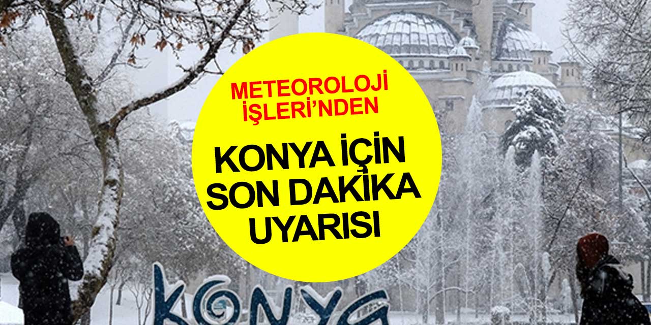 Meteoroloji 8. Bölge Konya için uyarılarını yayınladı! Rüzgar, fırtına ve sıcaklık düşüyor