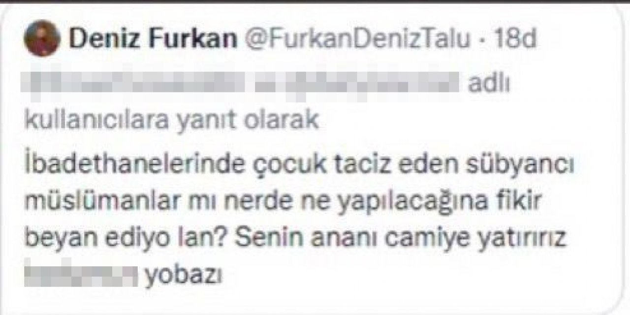 Kalkavan Grup çalışanı Deniz Furkan Talu'dan İslam'a hakaret! Mehmet Selim Kiraz'ın katili Şafak Yayla'ya övgü