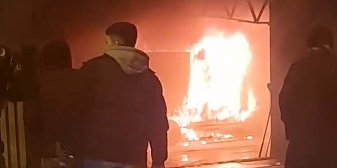 Dondurma fabrikasında korkutan yangın!